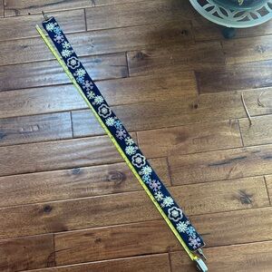 Wool Floral Embroidered bag strap